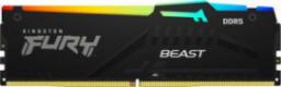 Pamięć Kingston Fury Beast RGB, DDR5, 16 GB, 4800MHz, CL38 (KF548C38BBA-16)
