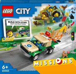  LEGO City Misje ratowania dzikich zwierząt (60353)