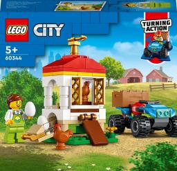  LEGO City Kurnik z kurczakami (60344)