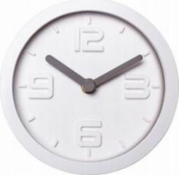 Uniglob Zegar ścienny Scandi 15,5 cm biały