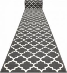  Dywany Łuszczów CHODNIK BCF MORAD Trelis koniczyna marokańska antracyt 90 cm, 90x530 cm