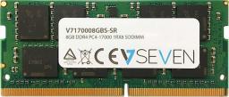 Pamięć do laptopa V7 SODIMM, DDR4, 8 GB, 2133 MHz, CL15 (V7170008GBS)