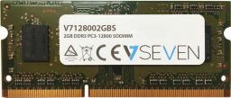 Pamięć do laptopa V7 SODIMM, DDR3, 2 GB, 1600 MHz, CL11 (V7128002GBS)