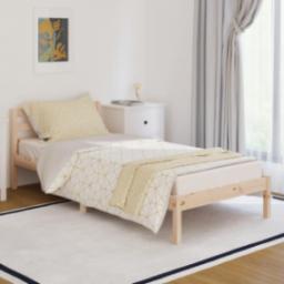  vidaXL vidaXL Rama łóżka, lite drewno sosnowe, 90 x 200 cm