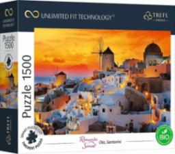  Trefl Puzzle 1500 Oia, Santorini Unlimited Fit Technology