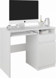 Biurko Mobene Meble biurko komputerowe stolik 96cm białe N35 Mobene