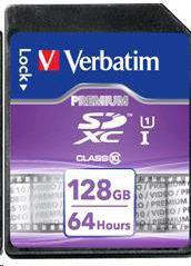 Karta Verbatim Premium SDXC 128 GB Class 10 UHS-I/U1  (44025)