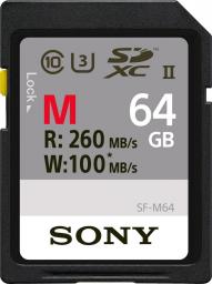 Karta Sony SF-M SDXC 64 GB Class 10 UHS-II/U3  (SF64M)