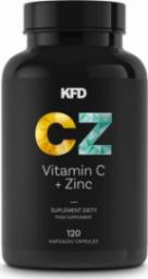  Kfd KFD Vitamin C + Cynk 120 kapsułek wsparcie odporności