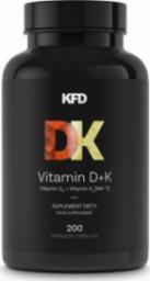  Kfd KFD Vitamin D3+K2 (MK-7 Z natto) - 200 kapsułek zdrowe kości