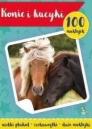  MD Creative 100 naklejek z plakatem. Konie i kucyki