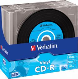 Verbatim CD-R 700 MB 52x 10 sztuk (43426)