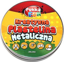 Pukka Pad Kreatywna plastelina - Metaliczna zielona - 217388