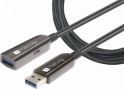 Kabel USB Techly USB-C - USB-C 20 m Czarny (ICOC U3AMF-HY-020)
