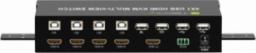 Przełącznik Techly TECHLY PRZEŁĄCZNIK KVM HDMI/USB 4X1 MULTIVIEWER 4W (108255) - KVVTHLPRZ0004