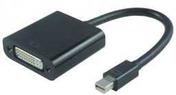 Adapter AV MicroConnect DisplayPort Mini - DVI-I czarny (MDPDVI3B)