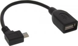 Adapter USB InLine microUSB - USB Czarny  (31606W)