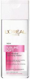 L’Oreal Paris Sublime Soft Purifying Micellar Water Tonik do skóry wrażliwej 200ml