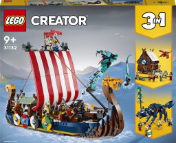  LEGO Creator Statek wikingów i wąż z Midgardu (31132)