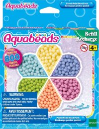Aquabeads AQUABEADS Pastelowe koraliki podstawowe zestaw uzupełniający 31505