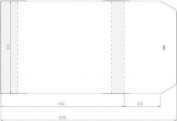 Sztapel Okładka regulowana 300x510mm (50szt)