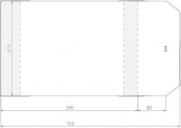Sztapel Okładka regulowana 270x470mm (50szt)