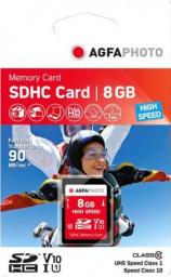 Karta AgfaPhoto SDHC 8 GB Class 10 UHS-I/U1 V10 (10425)