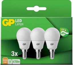 GP 1x3 GP Lighting A45 Mini Globe E14, 5,6W (40W) 470lm GP 087854