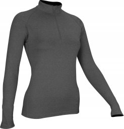 Avento T-shirt for women AVENTO 33VG ANM 40 Anthracite melange/Silver