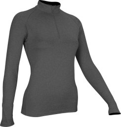 Avento T-shirt for women AVENTO 33VG ANM 42 Anthracite melange/Silver