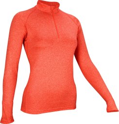 Avento T-shirt for women AVENTO 33VG KOR 36 Coral melange/White/Silver