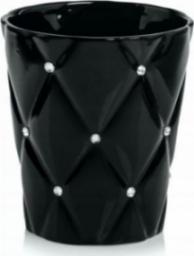  Polnix Doniczka ceramiczna glamour cyrkonie 15 cm czarna