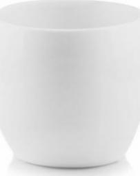  Polnix Doniczka kula ceramiczna na kwiaty biała 8,5 cm