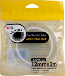  M&G Taśma montażowa Nano Tape dwustronna przeźroczysta 12mm 3m MG