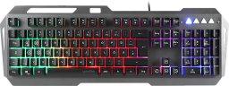 Klawiatura Speedlink LUNERA Metal Rainbow Gaming Keyboard, black - DE layout