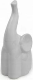 Polnix Figurka ozdobna słoń ceramiczny 24 cm biały
