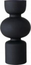  Boltze Wazon dekoracyjny szklany czarny 29 cm