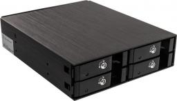 Kieszeń SilverStone na 4x 2.5" HDD / SSD, 5.25", SATA3 (SST-FS204B)