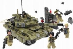 Pan i Pani Gadżet Klocki CZOŁG Pasuje do Lego