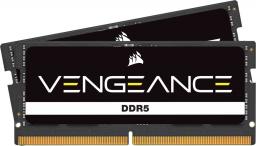 Pamięć do laptopa Corsair Vengeance, SODIMM, DDR5, 32 GB, 4800 MHz, CL40 (CMSX32GX5M2A4800C40)