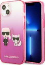  Karl Lagerfeld Karl Lagerfeld KLHCP13STGKCP iPhone 13 mini 5,4" hardcase różowy/pink Gradient Ikonik Karl & Choupette