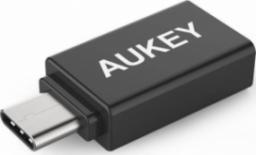 Adapter USB Aukey CB-A1 USB-C - USB Czarny  (CB-A1)