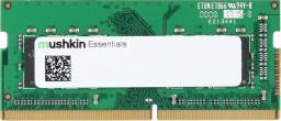 Pamięć do laptopa Mushkin Essentials, SODIMM, DDR4, 16 GB, 3200 MHz, CL22 (MES4S320NF16G)