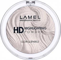 Lamel  Insta Puder rozświetlający do twarzy HD Highlihting Glow&Sparkle nr 401 12g