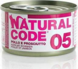  Natural Code NATURAL CODE KOT 05 KURCZAK/SZYNKA 85G PUSZ.5344