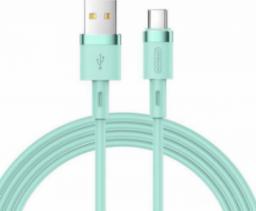 Kabel USB Joyroom USB-A - USB-C 1.2 m Zielony (FD-2329-6941237109392)
