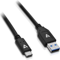 Kabel USB V7 USB-A - 1 m Czarny (V7U2C-1M-BLK-1E)