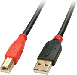 Kabel USB Lindy USB-A - USB-B 15 m Czarny (42762)