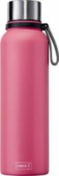  Lurch Butelka termiczna Lurch, stalowa, 0,75 l, śred. 8 x 27 cm, różowa