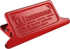 Zassenhaus Klips do torebek Zassenhaus, metal, 11,5 x 3,5 x 4,5 cm, czerwony